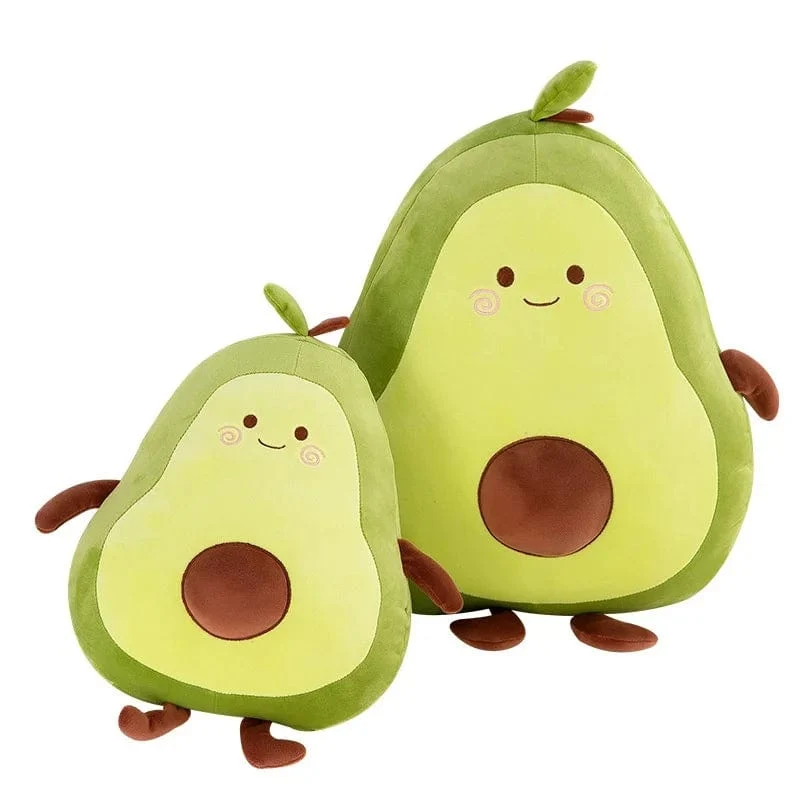 Bequemes Avocado-weiches Kissen-Plüschtier Kawaii Cartoon-Früchte beschwichtigen Mädchen Babypuppenspielzeug