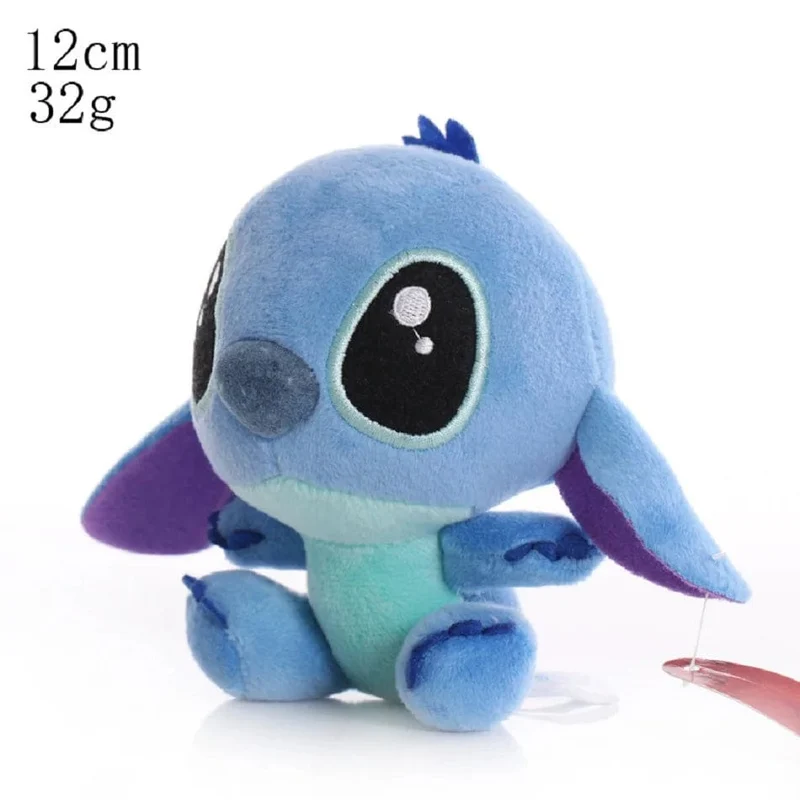 Heißer Cartoon Blau Rosa Stitch Plüsch Figur Anime Spielzeug Lilo und Stitch 20cm Stitch Plüsch Nähspielzeug Kinder Schultasche Geburtstagsgeschenk