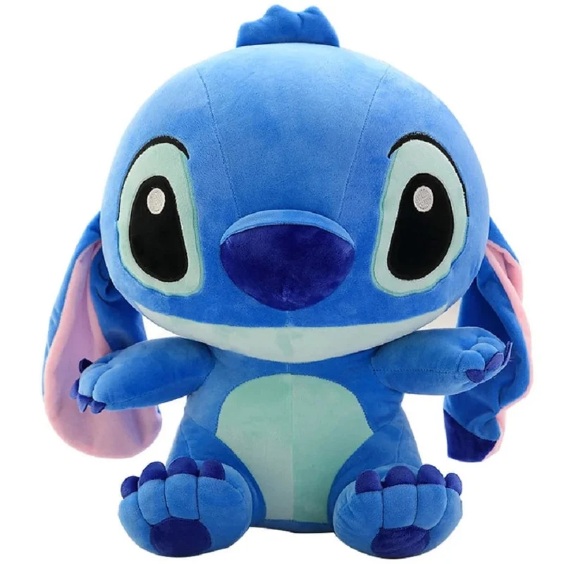 Heißer Cartoon Blau Rosa Stitch Plüsch Figur Anime Spielzeug Lilo und Stitch 20cm Stitch Plüsch Nähspielzeug Kinder Schultasche Geburtstagsgeschenk