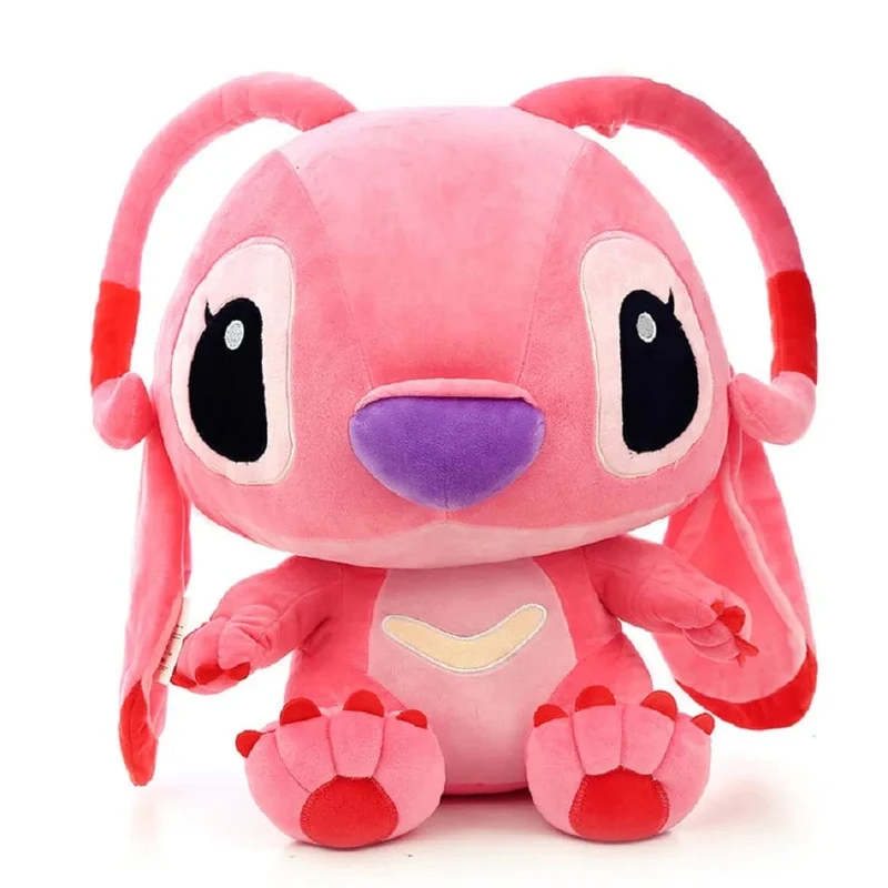 Heißer Cartoon Blau Rosa Stitch Plüsch Figur Anime Spielzeug Lilo und Stitch 20cm Stitch Plüsch Nähspielzeug Kinder Schultasche Geburtstagsgeschenk
