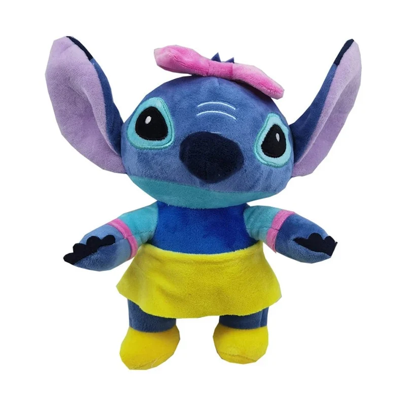 Heißer Cartoon Blau Rosa Stitch Plüsch Figur Anime Spielzeug Lilo und Stitch 20cm Stitch Plüsch Nähspielzeug Kinder Schultasche Geburtstagsgeschenk