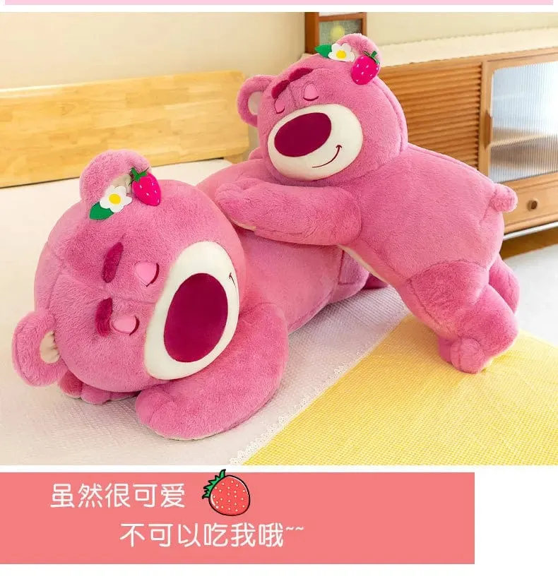 40cm Disney Spielzeug Niedlichen Plüsch Spielzeug Kissen Cartoon Erdbeere Bär Plüsch Puppe Mädchen Kawaii Anime Bär Gefüllte Puppe Kinder geschenke