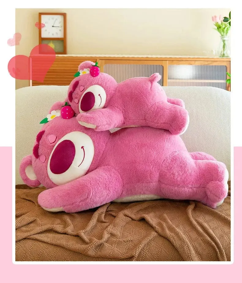 40cm Disney Spielzeug Niedlichen Plüsch Spielzeug Kissen Cartoon Erdbeere Bär Plüsch Puppe Mädchen Kawaii Anime Bär Gefüllte Puppe Kinder geschenke