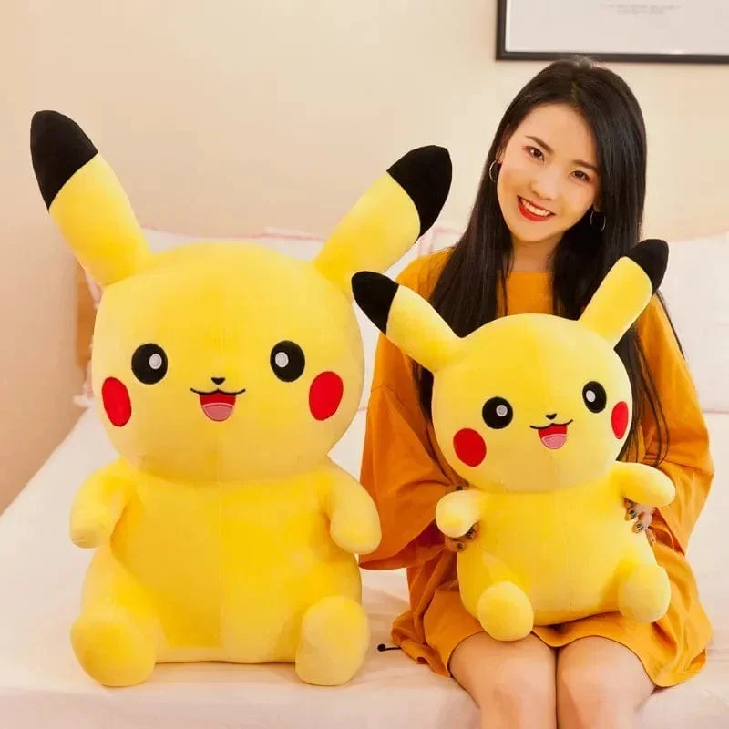 70cm große Größe Pokemon Pikachu Plüsch Stofftier Cartoon Anime Kissen Puppen Weihnachten Geburtstag Geschenke Kinder Plushies