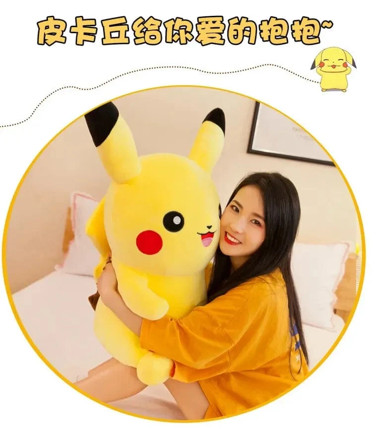 70cm große Größe Pokemon Pikachu Plüsch Stofftier Cartoon Anime Kissen Puppen Weihnachten Geburtstag Geschenke Kinder Plushies