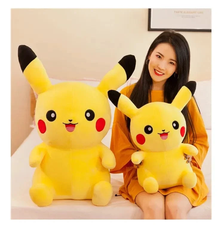 70cm große Größe Pokemon Pikachu Plüsch Stofftier Cartoon Anime Kissen Puppen Weihnachten Geburtstag Geschenke Kinder Plushies