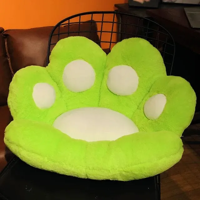 2 Größen Kawaii Plüsch Bärentatzenmatte Niedliches Tier Bär Katzenfußkissen Herz Plüschkissen Gefüllte Stofftiere für Wohnkultur Geschenke