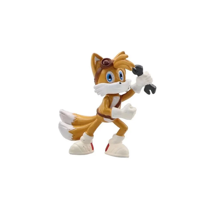 Neuer kompletter Set-Verkauf Sonic Tails Werehog Actionfiguren Blue Shadow Doll Zeichentrickfiguren Sammlerpuppen Kinder Igelspielzeug