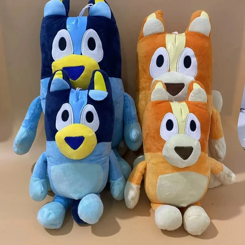 28 cm 17 cm Bluey Family Plüschtiere Süße Simulation Haustier Hund Patrol Bingo Schwester Kawai Plüsch Kinderspielzeug Puppe Geburtstagsgeschenk Spielzeug