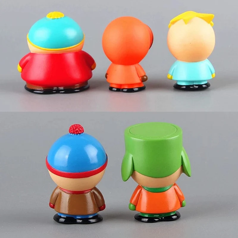 6 cm 5-teiliges Set Southern Park Actionfigur Spielzeug Stan Eric Kreative Austral Park Puppe Geschenk für Kinder Heimdekoration Moldel