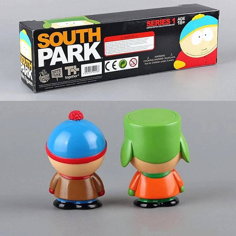 6 cm 5-teiliges Set Southern Park Actionfigur Spielzeug Stan Eric Kreative Austral Park Puppe Geschenk für Kinder Heimdekoration Moldel