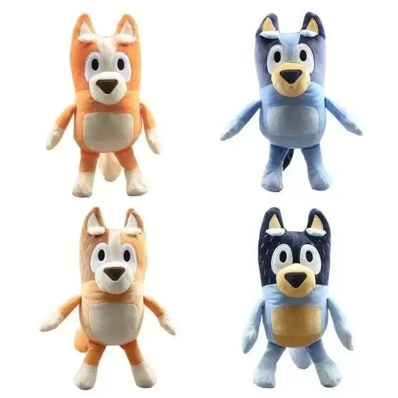 28 cm 17 cm Bluey Family Plüschtiere Süße Simulation Haustier Hund Patrol Bingo Schwester Kawai Plüsch Kinderspielzeug Puppe Geburtstagsgeschenk Spielzeug