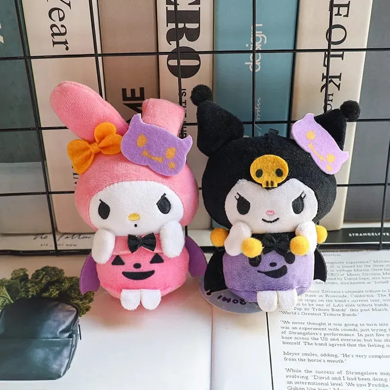 Hellokitty Halloween Puppe Cinnamoroll Kuromi Kawaii Geist Plüsch Spielzeug Schlüsselanhänger Tasche Zubehör Geburtstag Geschenke Halloween Spielzeug