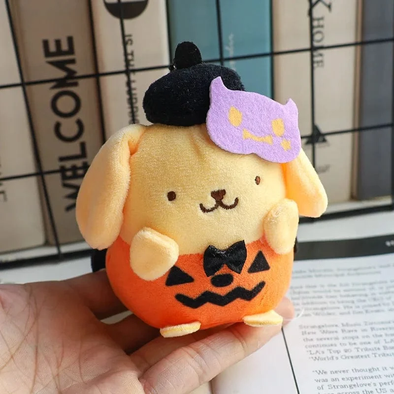 Hellokitty Halloween Puppe Cinnamoroll Kuromi Kawaii Geist Plüsch Spielzeug Schlüsselanhänger Tasche Zubehör Geburtstag Geschenke Halloween Spielzeug