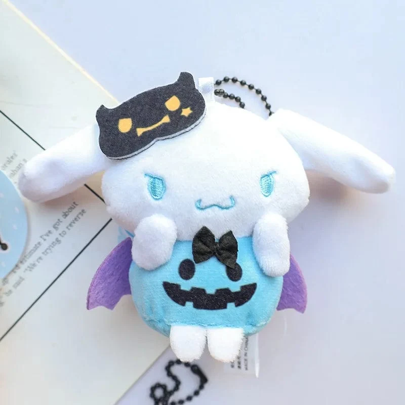 Hellokitty Halloween Puppe Cinnamoroll Kuromi Kawaii Geist Plüsch Spielzeug Schlüsselanhänger Tasche Zubehör Geburtstag Geschenke Halloween Spielzeug