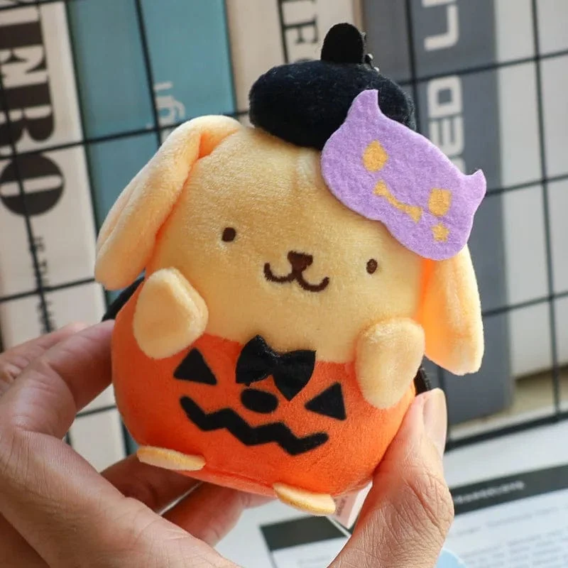 Hellokitty Halloween Puppe Cinnamoroll Kuromi Kawaii Geist Plüsch Spielzeug Schlüsselanhänger Tasche Zubehör Geburtstag Geschenke Halloween Spielzeug