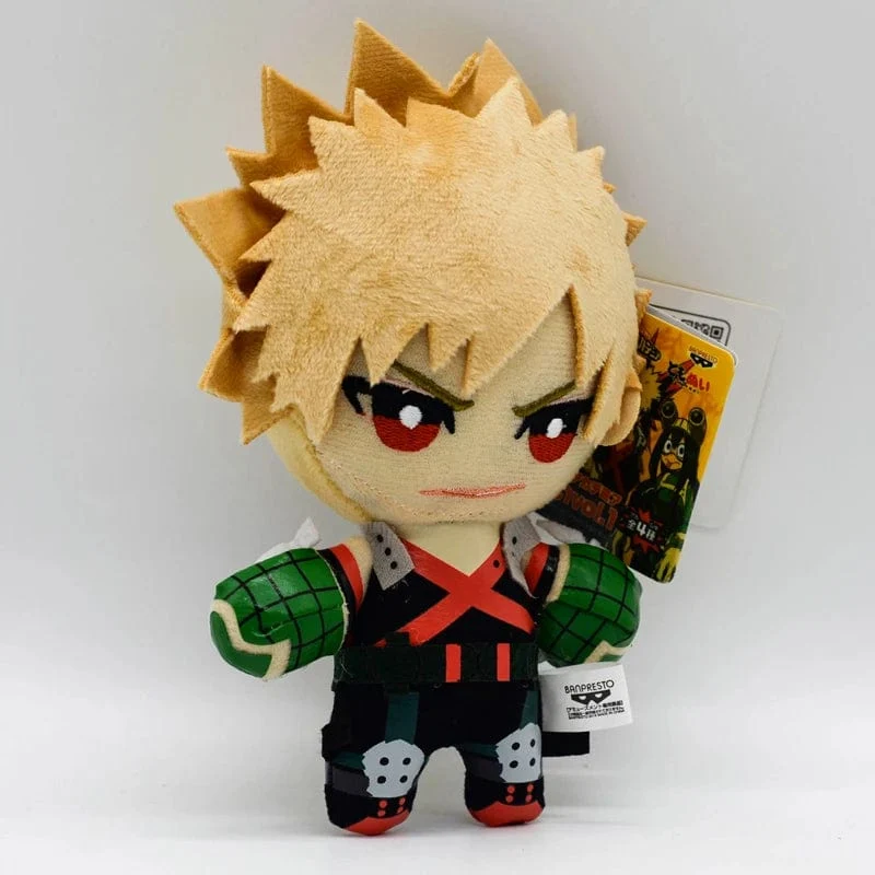 15CM My Hero Academia Anime Izuku Midoriya Katsuki Bakugou Shouto Todoroki Plüsch Anhänger Spielzeug Weiche Plüsch Puppe Geschenk