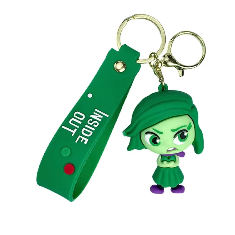 6 cm neuer Schlüsselanhänger mit Disney-Figur „Inside Out2“ für Frauen und Männer, Cartoon-Fans, Rucksack, Tasche, Zubehör, Geschenke für Fans, Sammlung