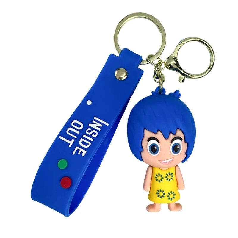 6 cm neuer Schlüsselanhänger mit Disney-Figur „Inside Out2“ für Frauen und Männer, Cartoon-Fans, Rucksack, Tasche, Zubehör, Geschenke für Fans, Sammlung