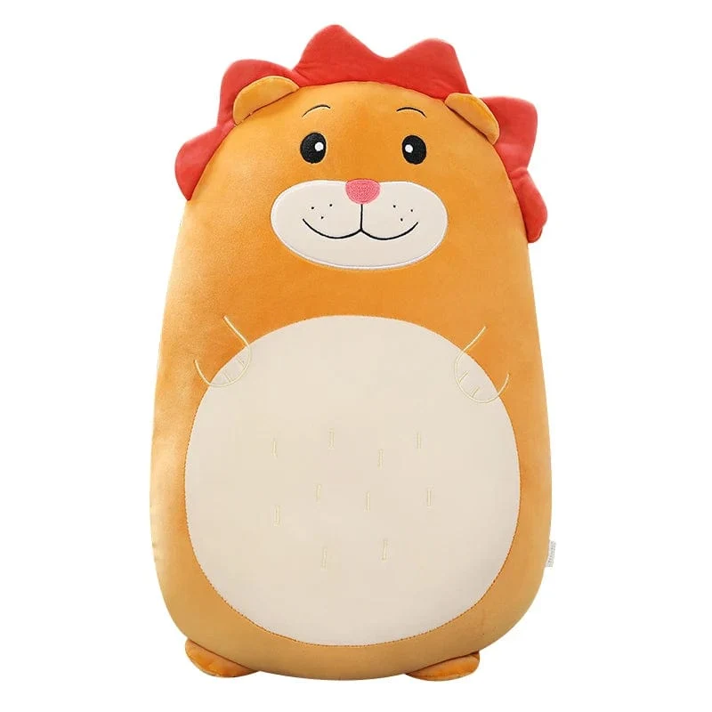 45/80CM Squishy Spielzeug Kawaii Tier Fett Dinosaurier Shiba Inu Hund Kissen Plüsch Spielzeug Niedlichen Kaninchen Puppe Mädchen Bett Schlafkissen
