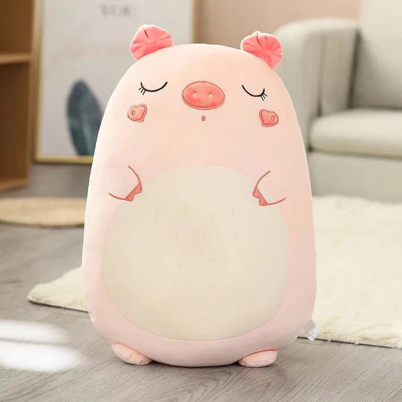 45/80CM Squishy Spielzeug Kawaii Tier Fett Dinosaurier Shiba Inu Hund Kissen Plüsch Spielzeug Niedlichen Kaninchen Puppe Mädchen Bett Schlafkissen
