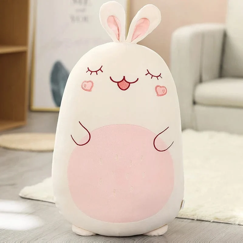 45/80CM Squishy Spielzeug Kawaii Tier Fett Dinosaurier Shiba Inu Hund Kissen Plüsch Spielzeug Niedlichen Kaninchen Puppe Mädchen Bett Schlafkissen