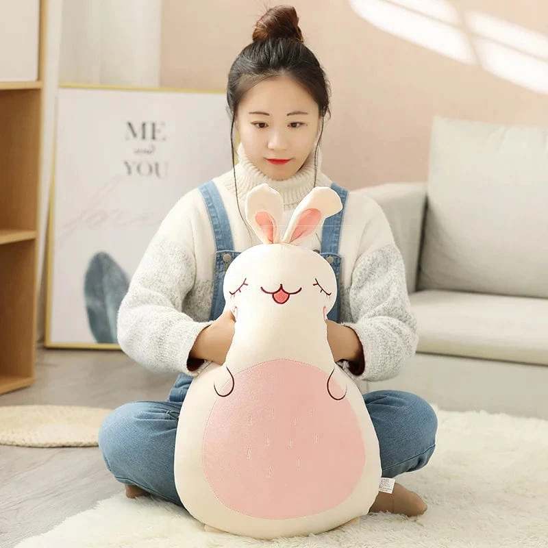 45/80CM Squishy Spielzeug Kawaii Tier Fett Dinosaurier Shiba Inu Hund Kissen Plüsch Spielzeug Niedlichen Kaninchen Puppe Mädchen Bett Schlafkissen