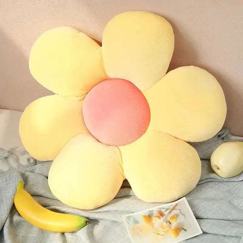 35CM Bunte Blumen Plüsch Kissen Pflanze Blütenblatt Kissen Stofftiere für Mädchen Baby Home Decor Giftl
