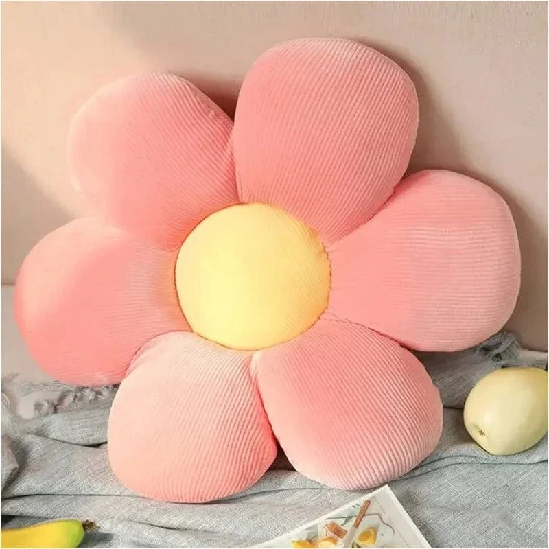 35CM Bunte Blumen Plüsch Kissen Pflanze Blütenblatt Kissen Stofftiere für Mädchen Baby Home Decor Giftl