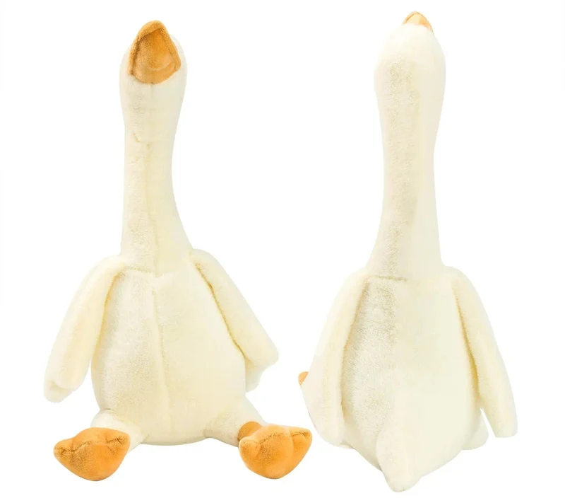 50-190 cm süße große weiße Gans Plüschtiere Kawaii riesige Ente Schlafkissen Kissen weiche Stofftierpuppe Geburtstagsgeschenk für Kinder