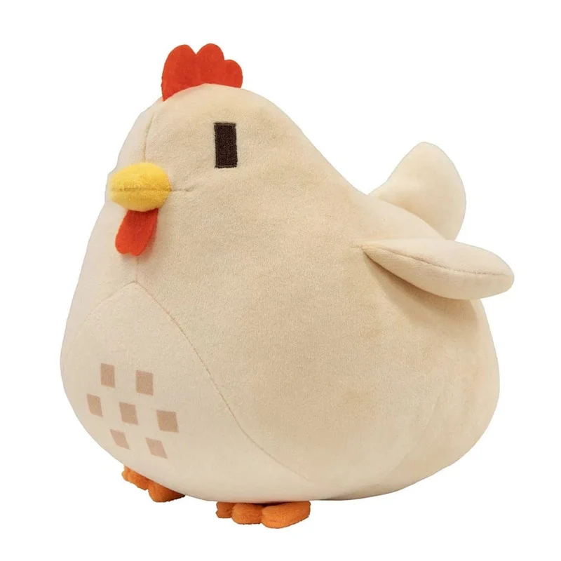 20cm Stardew Valley Hühnerkissen Plüsch Weiches Stofftier Spielzeug Cartoon Stardew Valley Kinder Geburtstagsgeschenk Weihnachtsgeschenk