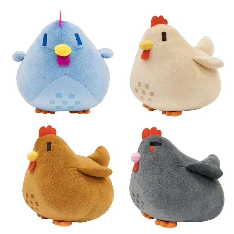 20cm Stardew Valley Hühnerkissen Plüsch Weiches Stofftier Spielzeug Cartoon Stardew Valley Kinder Geburtstagsgeschenk Weihnachtsgeschenk