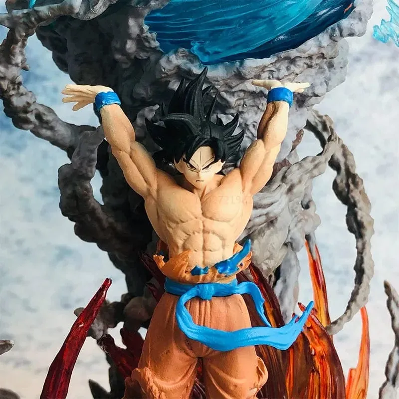 25cm Son Goku Dragon Ball Anime Figur Super Genki Bombe Leuchtfiguren Gk Figur PVC Statue Modell Puppe Sammlerstücke Geschenke zu