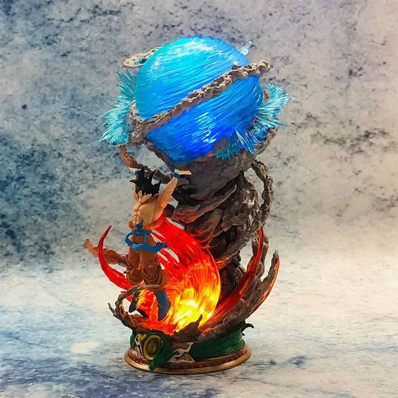 25cm Son Goku Dragon Ball Anime Figur Super Genki Bombe Leuchtfiguren Gk Figur PVC Statue Modell Puppe Sammlerstücke Geschenke zu
