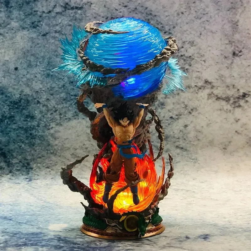 25cm Son Goku Dragon Ball Anime Figur Super Genki Bombe Leuchtfiguren Gk Figur PVC Statue Modell Puppe Sammlerstücke Geschenke zu