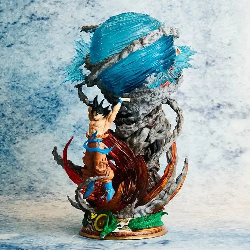 25cm Son Goku Dragon Ball Anime Figur Super Genki Bombe Leuchtfiguren Gk Figur PVC Statue Modell Puppe Sammlerstücke Geschenke zu