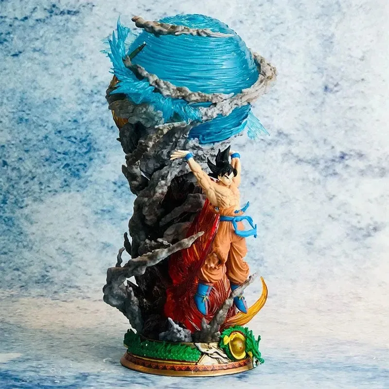 25cm Son Goku Dragon Ball Anime Figur Super Genki Bombe Leuchtfiguren Gk Figur PVC Statue Modell Puppe Sammlerstücke Geschenke zu