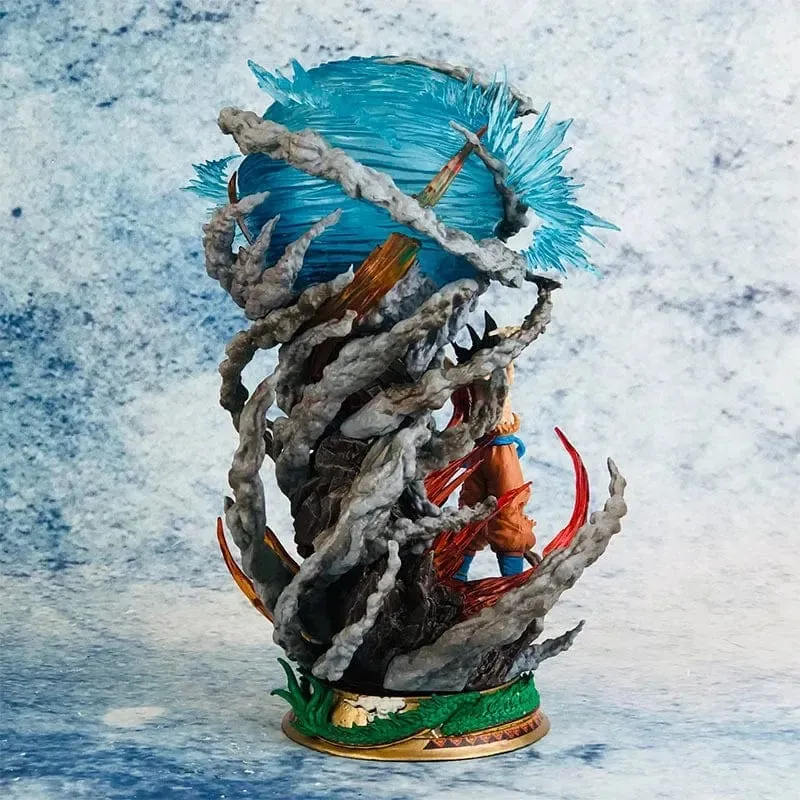 25cm Son Goku Dragon Ball Anime Figur Super Genki Bombe Leuchtfiguren Gk Figur PVC Statue Modell Puppe Sammlerstücke Geschenke zu