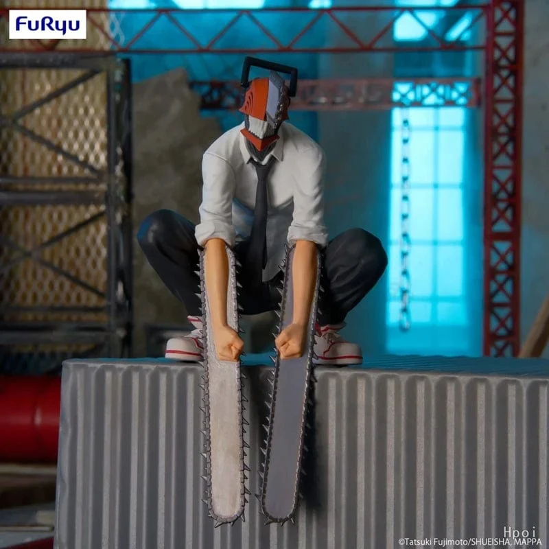 14 cm Chainsaw Man Anime Figur Power/Denji Actionfigur PVC Chainsaw Man Noodle Stopper Figurine Erwachsenensammlung Modell Spielzeug