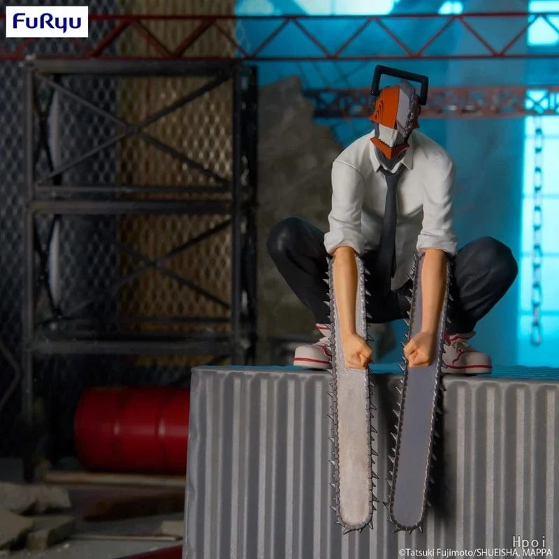 14 cm Chainsaw Man Anime Figur Power/Denji Actionfigur PVC Chainsaw Man Noodle Stopper Figurine Erwachsenensammlung Modell Spielzeug