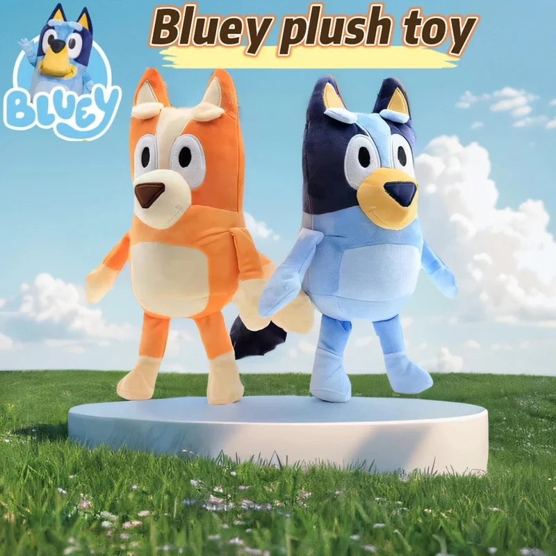 Blueyed Dog Bingo Family 17 cm 28 cm Plüschtier Cartoon Hund Weiche Kuscheltiere Puppen Geburtstag Weihnachtsgeschenke Familie Blue-y Bingo