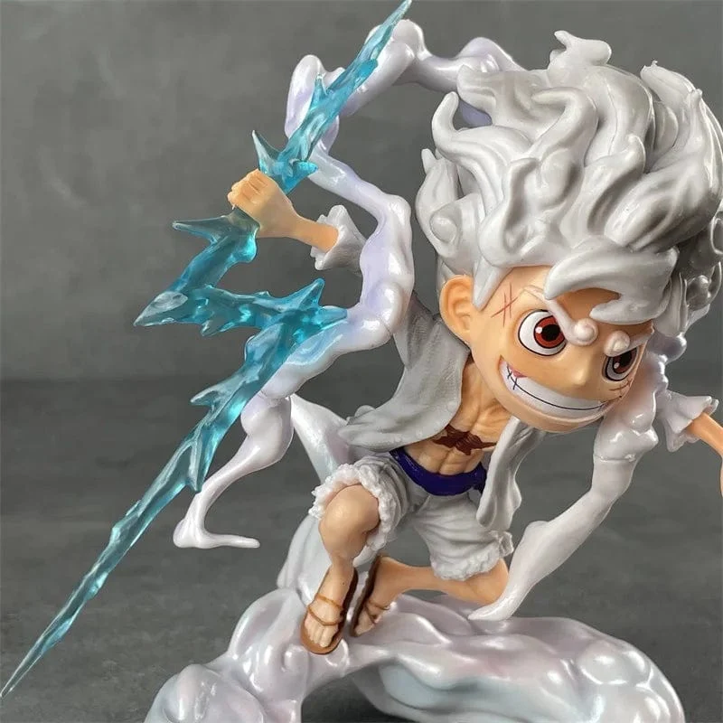 Anime ONE PIECE Figur Spielzeug SD Nika Luffy 5th Gear Awake Figur 16CM PVC Actionfiguren Sammlung Modell Ornamente Geschenke Spielzeug