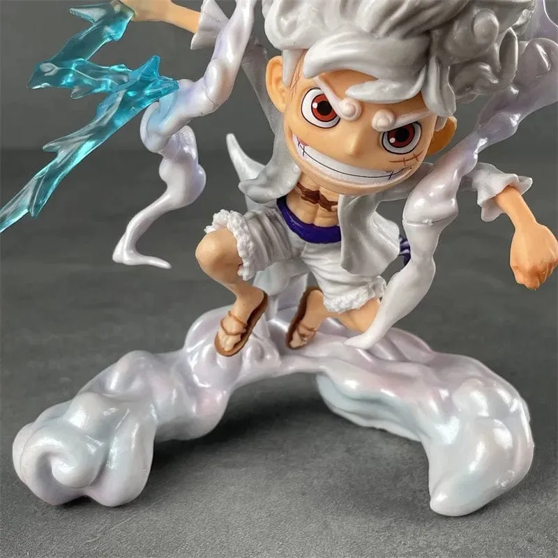 Anime ONE PIECE Figur Spielzeug SD Nika Luffy 5th Gear Awake Figur 16CM PVC Actionfiguren Sammlung Modell Ornamente Geschenke Spielzeug