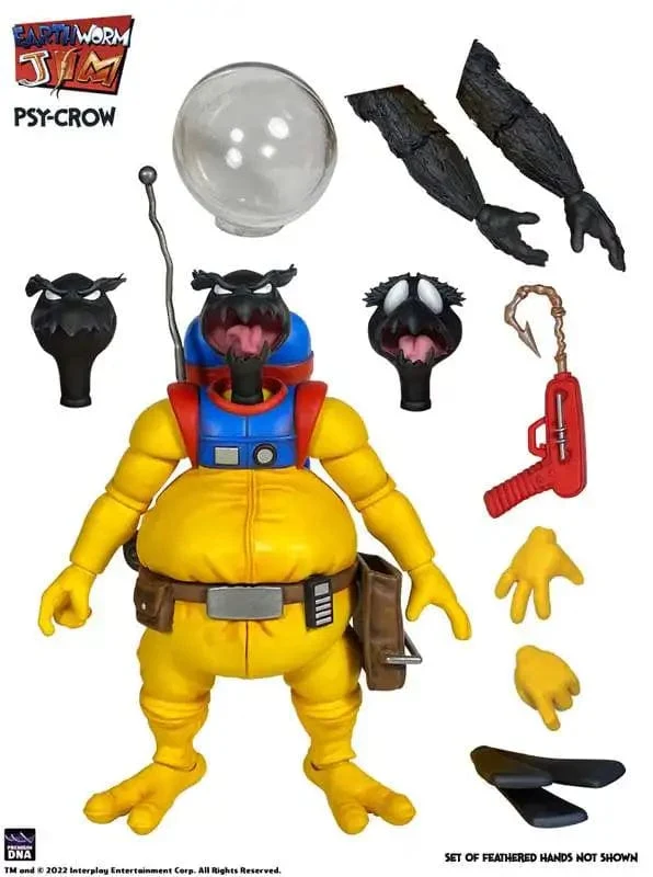 Auf Lager PDNA 1/12 Regenwurm Jim Psy Crow Bob der Mörder Actionfigur Sammlerspielzeug Geschenk