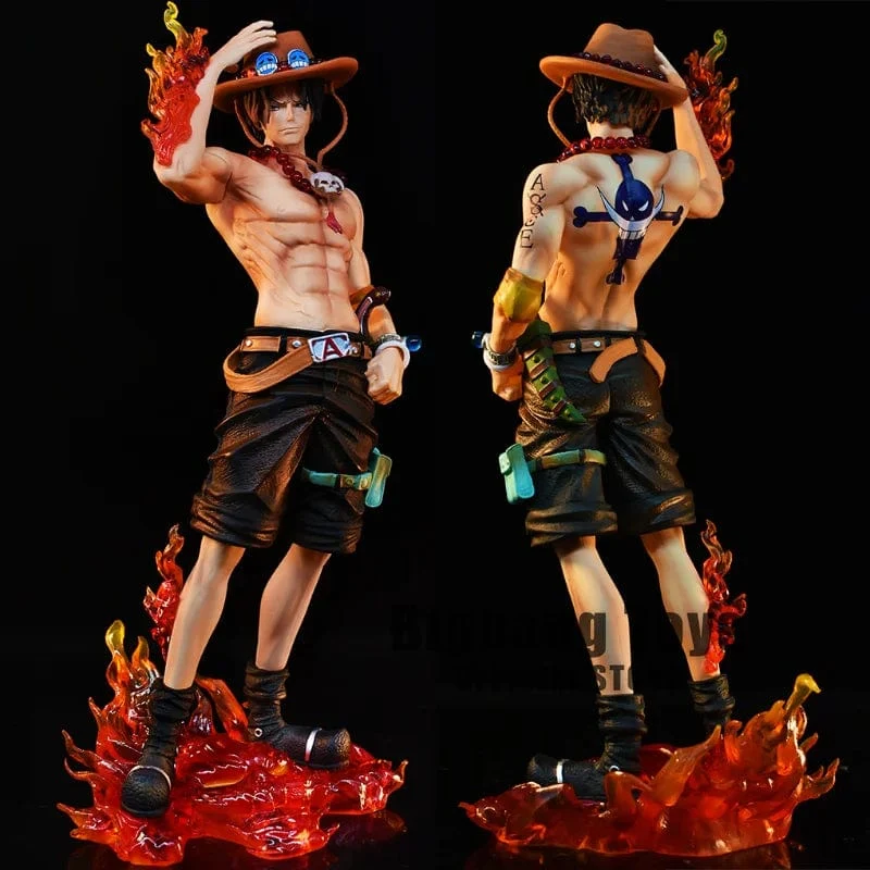 23cm Anime One Piece Figur Ace Figur PVC Sammler Statue Modell Spielzeug Geschenke