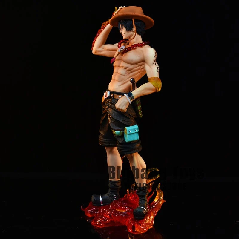 23cm Anime One Piece Figur Ace Figur PVC Sammler Statue Modell Spielzeug Geschenke