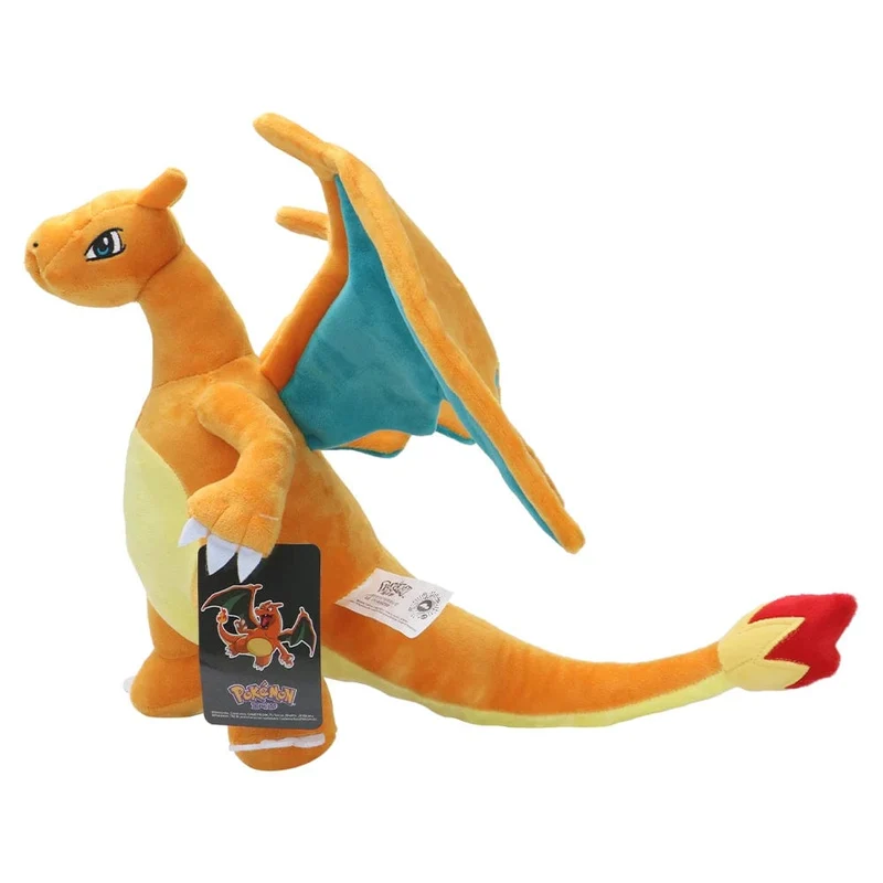 Glänzendes Charizard-Plüschtier, Stofftier, Spiel zum Sammeln, weiche Plüschtiere als Geschenk, süße Zeichentrickfigur, 12 cm