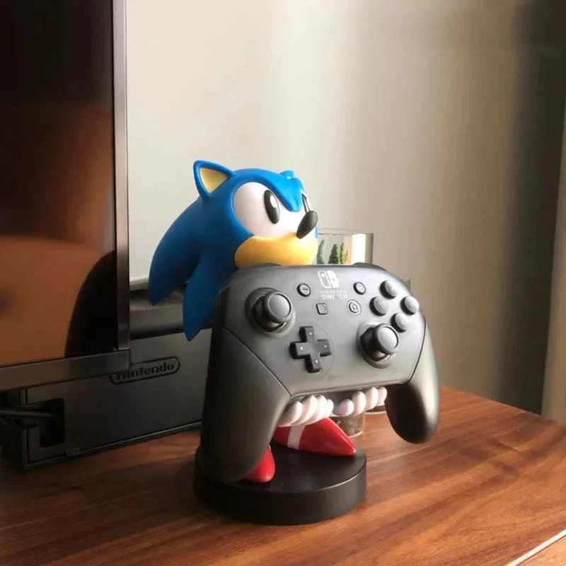 Anime Sonic Figur Hedgehog Telefon Halter Schalter PS4 PS5 Xbox Spiel Controller Halter Action Figur Modell Spielzeug Kinder Fans Geschenk