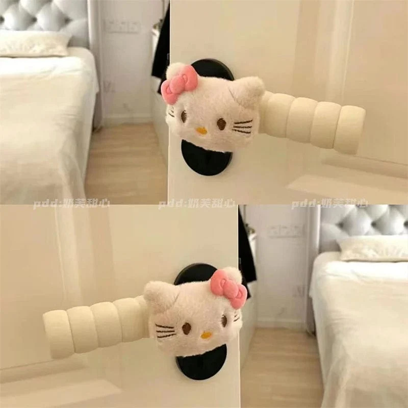 Sanrio Hello Kitty Y2K Griffschutz Kawaii Niedlicher Cartoon Anime Home Kinderzimmer Antistatische Dekoration Spielzeug Mädchen Geschenke
