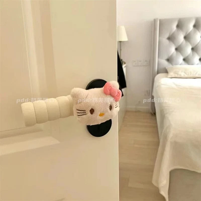 Sanrio Hello Kitty Y2K Griffschutz Kawaii Niedlicher Cartoon Anime Home Kinderzimmer Antistatische Dekoration Spielzeug Mädchen Geschenke